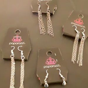 Lot of 4 Paparrazi Pairs of Earrings - BNWT